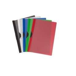 Cartella con Clip Fermafogli A4 Colori Assortiti