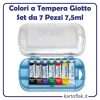 Colori a TEMPERA Giotto Fila Extra Fine set 7 pezzi in tubetti 7,5ml 301500
