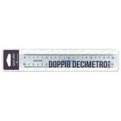 Righello Doppio Decimetro 20cm