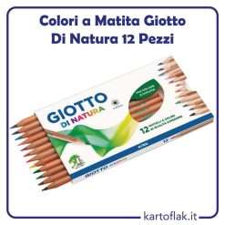 Colori Pastelli A Legno Giotto di Natura 12 pezzi