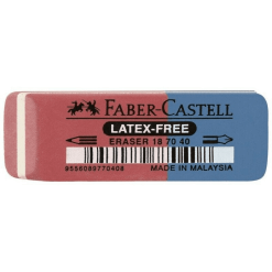 Gomma Rossa e Blu per Matita e Penna Faber- Castel