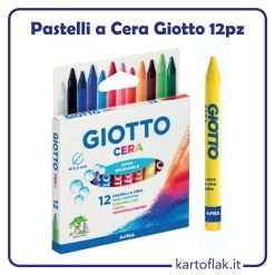 Colori Pastelli A Cera Giotto Fila 12Pz Ø 8