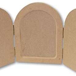Icona MDF Trittico KF283 tre ante - supporto per decoupage - belle arti