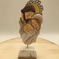 Bomboniera Prima Comunione Icona Sacra Famiglia Stock 3 Pezzi