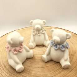 Profumatore Orsetto in Porcellana con Fiori - Articolo da Regalo, Home Design