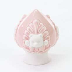 Bomboniera Battesimo Pomo Orsetto Rosa
