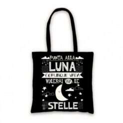 Shopper in Cotone Happy Bags Lune e Stelle