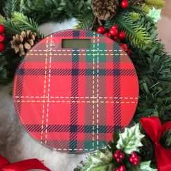 Bilancia Natalizia Decorazione Tartan - Natale, Le Stelle