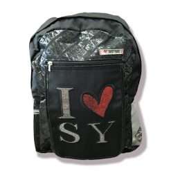 Zaino Americano Nero I Love Sweet Years