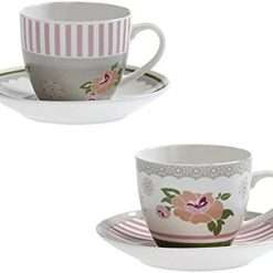 Set 2 Tazze da The Peonia in New Bone China - Brandani