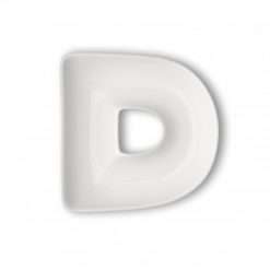 Lettera D in Porcellana Brandani - Articolo da Regalo, Home Design