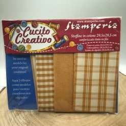 Stock 7pz Stoffine in Cotone Giallo Cucito Creativo Hobbistica
