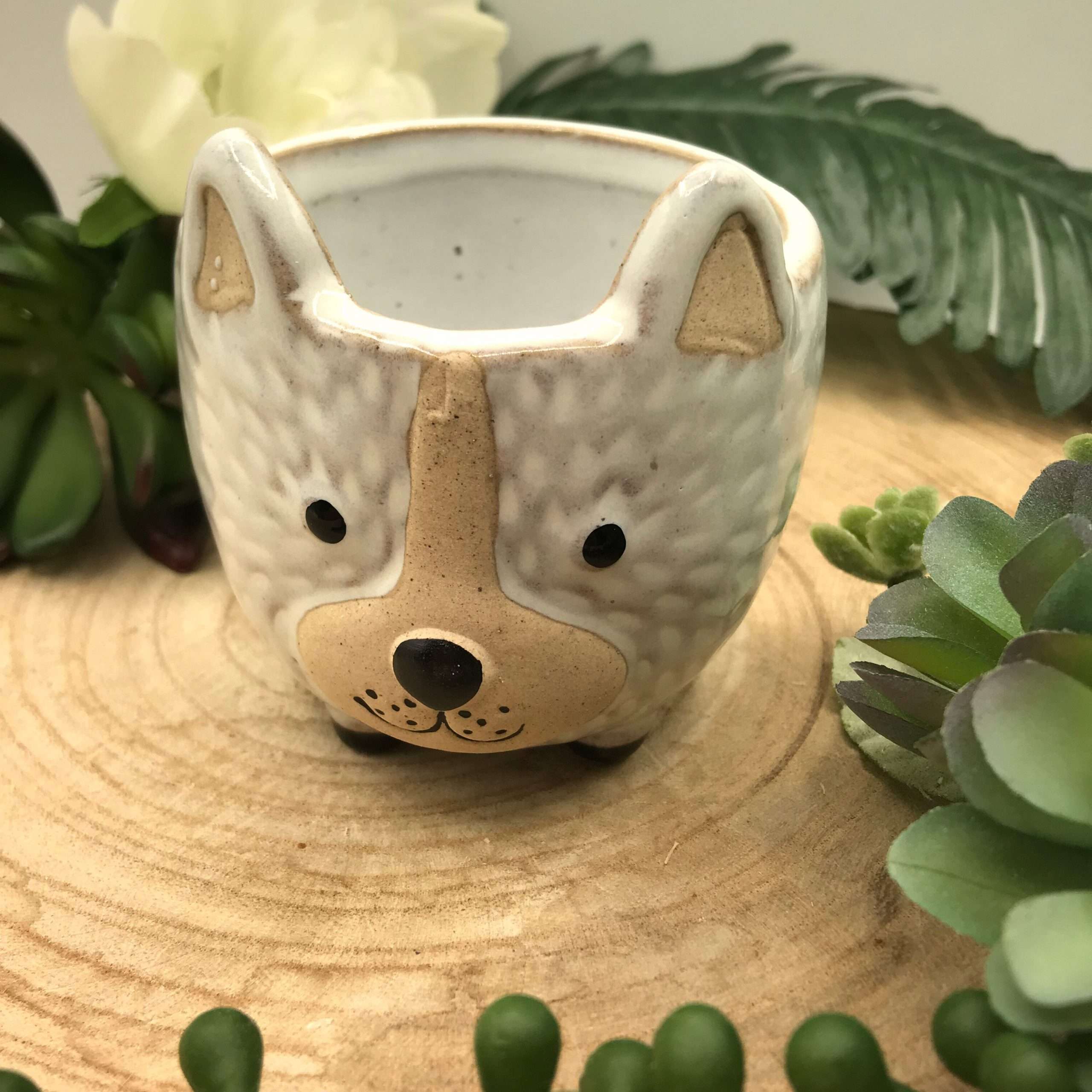Cagnolino-portapiantina-bianco-in-ceramica