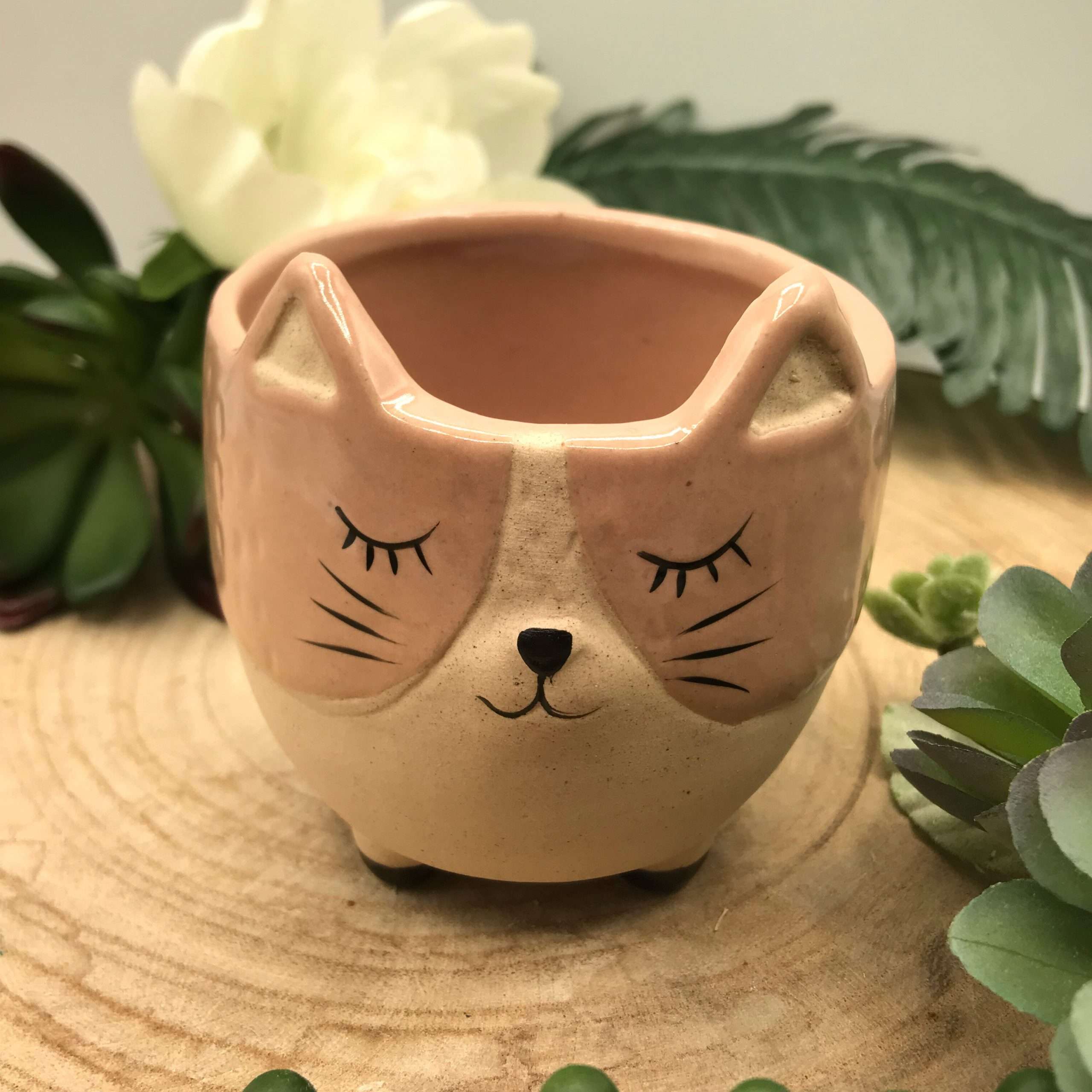 Gatto-portapiantina-rosa-in-ceramica