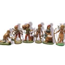 Set 6 Pastori Presepe Assortiti