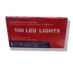 100 Luci Led Fucsia Filo Bianco Programmabili 5 mt+5 mt Uso Interno ed Esterno