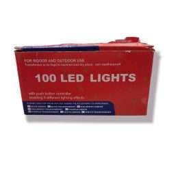 100 Luci Led Viola Programmabili 5 mt+5 mt Uso interno ed esterno