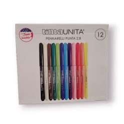 Pennarelli Tinta Unita Punta 2.8 Confezione da 12