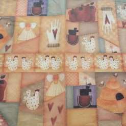Carta per Decoupage 50x70 cm - Country Patchwork 1