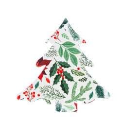Albero Poggia Pentola in Ceramica Bianco Natale - Collezione Natale Le Stelle