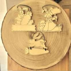 STOCK 9 PZ Appendini in Legno da Decorare - Hobbistica, Fai Da Te