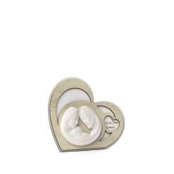 Bomboniera Matrimonio Battesimo Comunione - Icona Sacra Famiglia Cuore 15,5x14,5 cm - Deboracarlucci 2024