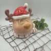 Scatola Renna in Ceramica 13x16,5  - Natale 2023