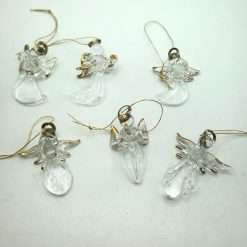 STOCK 6 PZ Angelo in Vetro da Appendere 4 cm - Home Decor