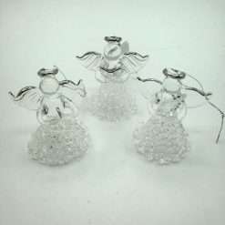Angelo in Vetro da Appendere 5 cm - Home Decor
