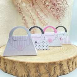 STOCK 20 PZ Scatolina Fashion Bag Porta Confetti Fai Da Te DIY