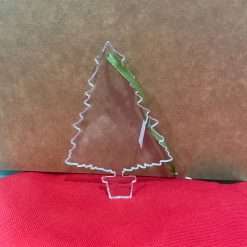 Set 9 Pz Albero di Natale in Plexiglass Trasparente da Decorare - Hobbistica, Decoupage
