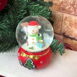 Carillon Ampolla con Pupazzo di Neve