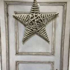 Dietroporta Stella in Rattan - Decorazioni Natalizie