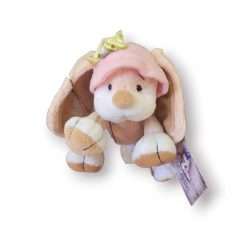 Portachiavi Peluche Cagnolina Elegante - Idea Regalo, Giocattoli