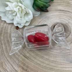 STOCK 4 PZ Scatolina Caramella Porta Confetti in Plexiglass - Bomboniere, Confettata