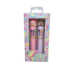 Set 2 Penne 10 Colori Bear and Girl - Tri-Coastal Design