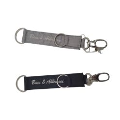 STOCK 5 PZ Portachiavi Baci&Abbracci in Tessuto - Gadget