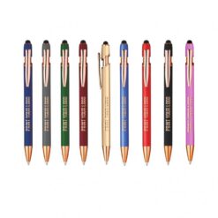 Penna a Sfera Touch Clip Dorata Personalizzabile Vari Colori - Regalo Aziendale, Idea Regalo, Regalo Personalizzato