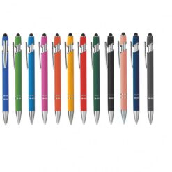 Penna a Sfera Touch Clip Argento Personalizzabile Vari Colori