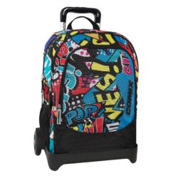Zaino Trolley Staccabile Comix Wave Street Words