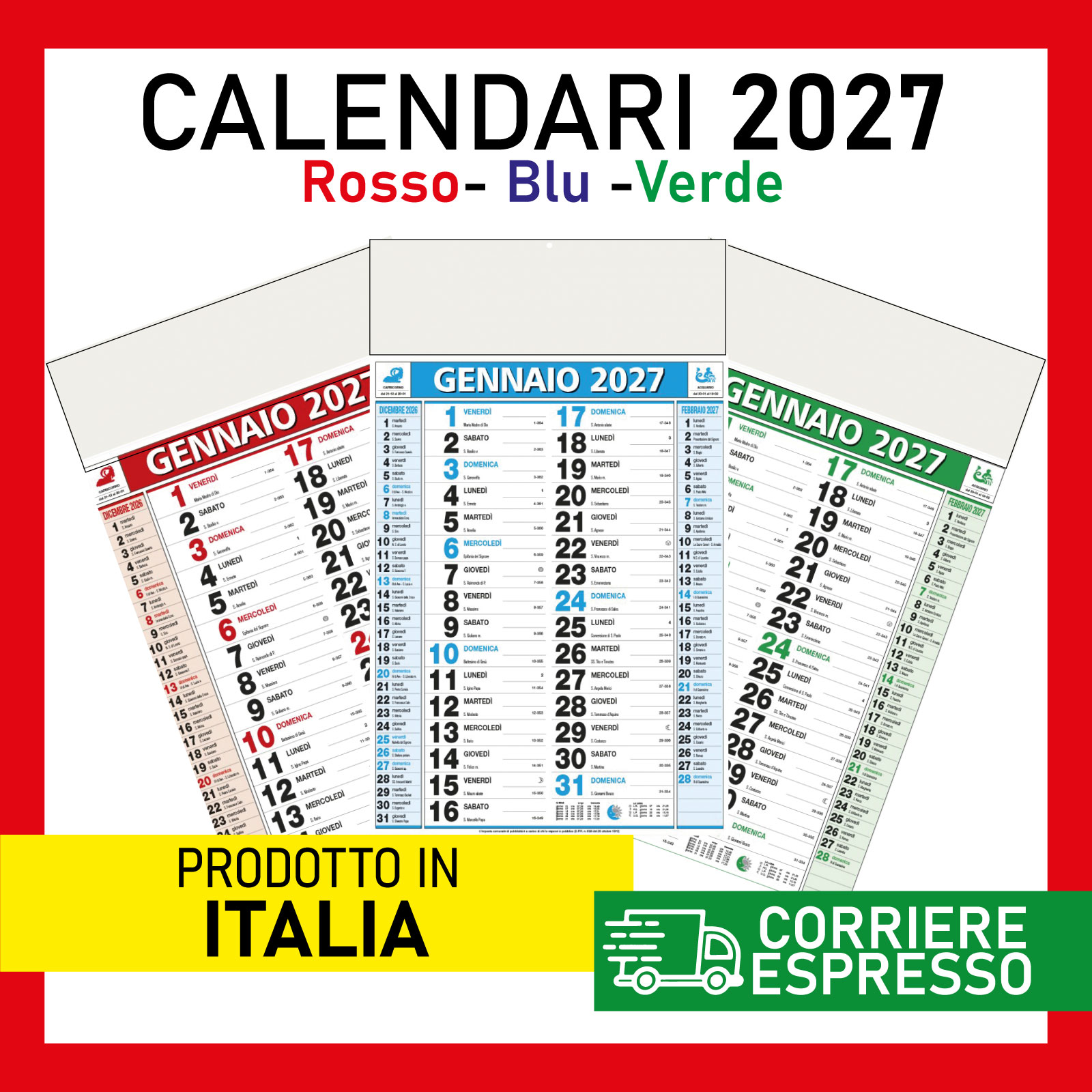 Calendario-Singolo-Olandese