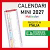1 Calendario 2027 Olandese Mini Silhouette Multicolor Numeri Grandi Cucina Regalo Note