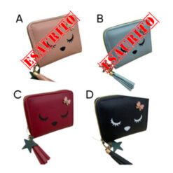 Portafoglio Zip Teddy Face