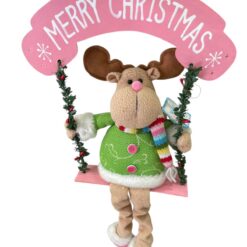 Dietroporta Peluche Renna- Decorazioni Natalizie