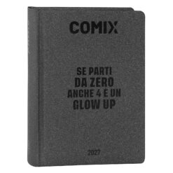 Diario Agenda Mini 16 Mesi 2026/2027 Comix Charcoal