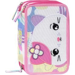 Astuccio 3 Zip Mofu Mofu - Gatto
