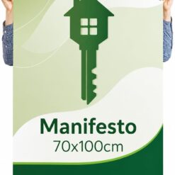 Manifesto Poster Locandina Personalizzata 70x100 cm – Stampa Digitale HD su Carta BlueBack Premium 130g per Affissioni Interne ed Esterne