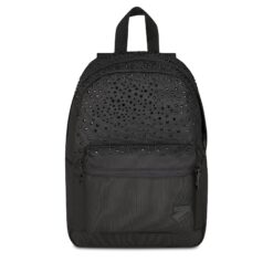 Mini Zaino Seven Round XS Glitzycute - Black Strass Black