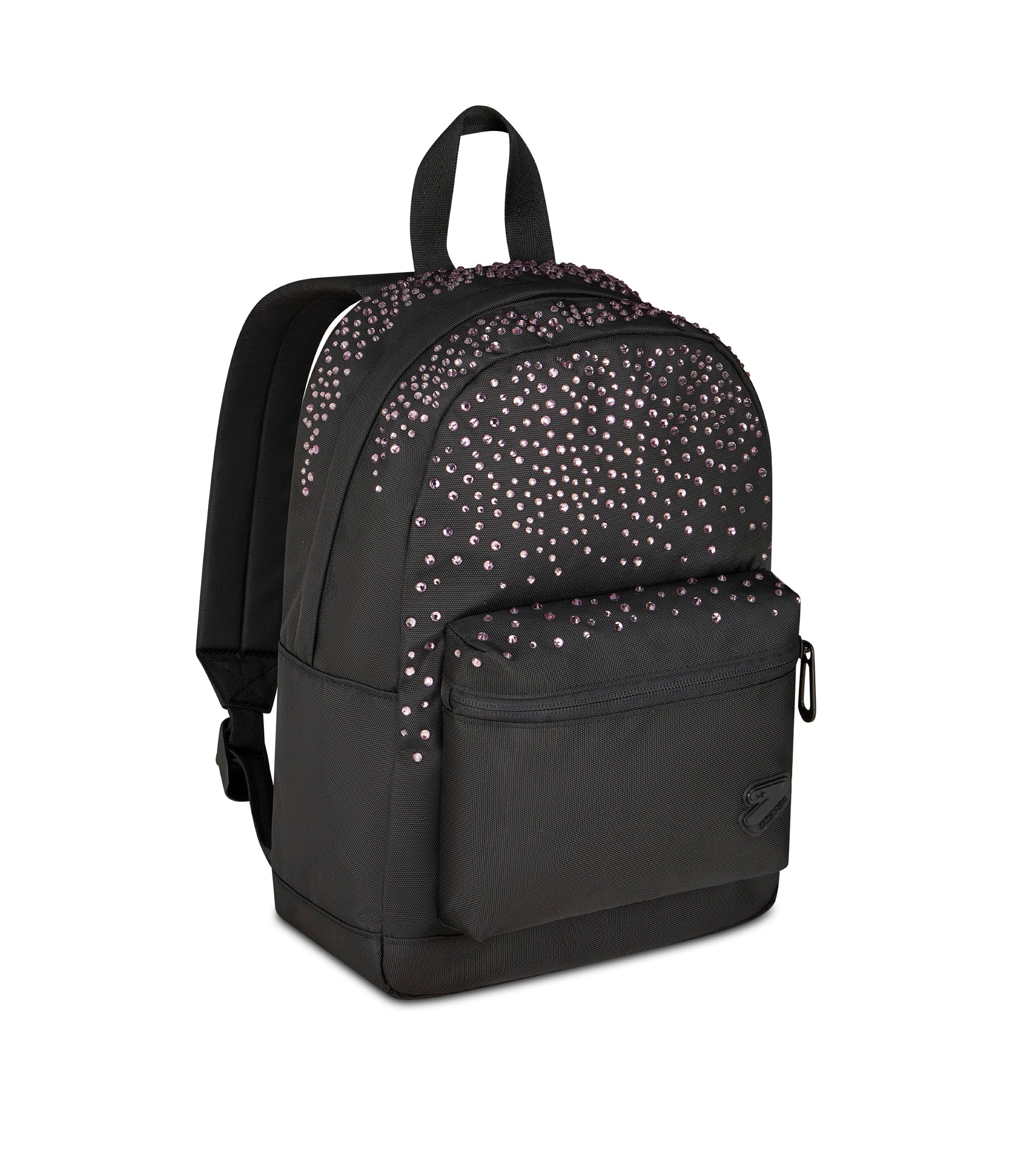 Mini-Zaino-Seven-Round-XS-Glitzycute-Black-Strass-Pink (3)