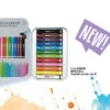 Set 12 Pastelli ad Olio in Scatola di Metallo Tinta Unita